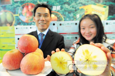 阿克苏冰糖心苹果成中国苹果行业第一品牌